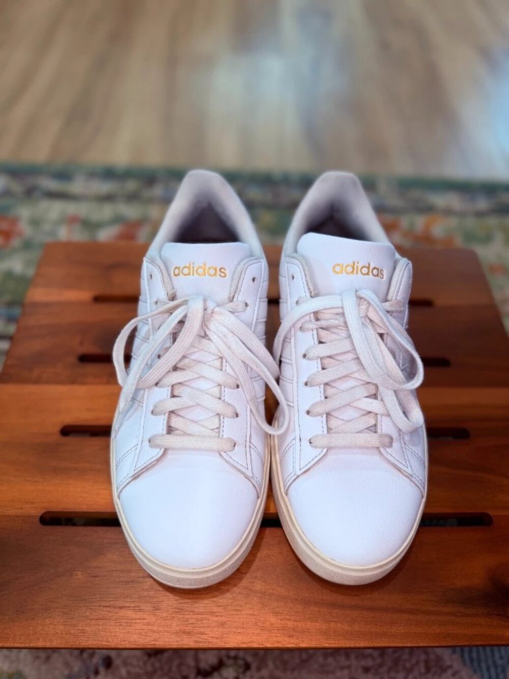 Adidas Cloudfoam White Trainers Size 8